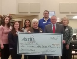 Check presentation to USD #473